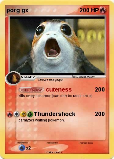 Pokemon porg gx