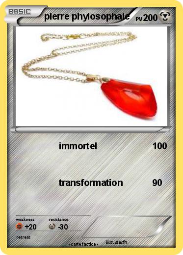 Pokemon pierre phylosophale