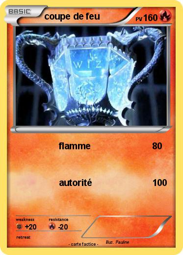Pokemon coupe de feu