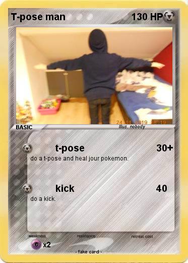Pokemon T-pose man