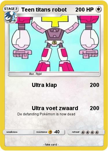 Pokemon Teen titans robot
