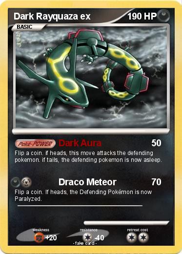 Pokemon Dark Rayquaza ex