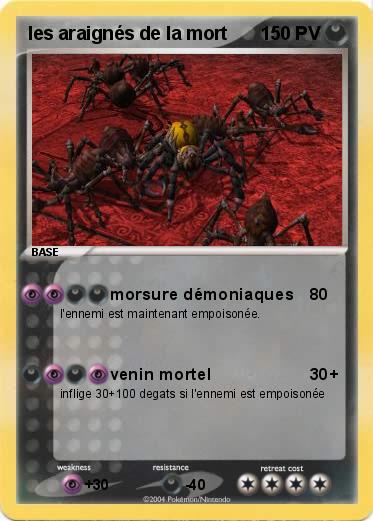 Pokemon les araignés de la mort