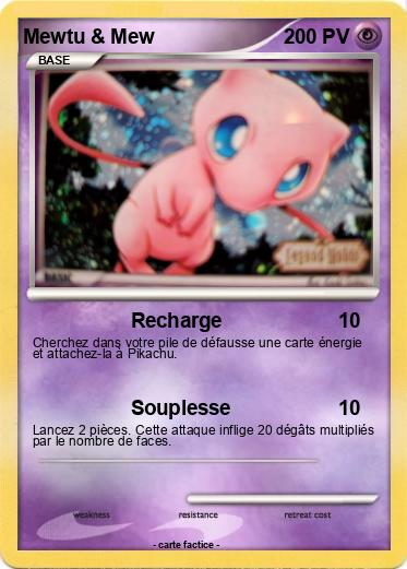 Pokemon Mewtu & Mew