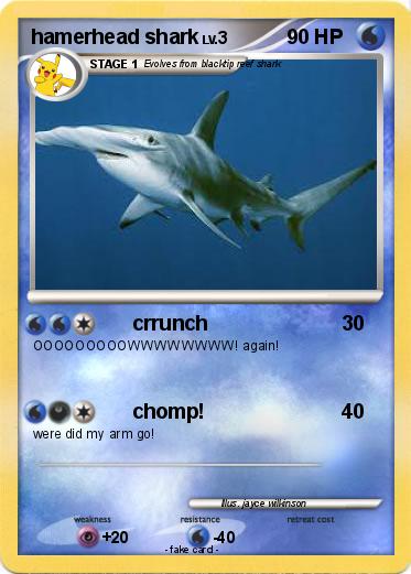 Pokemon hamerhead shark