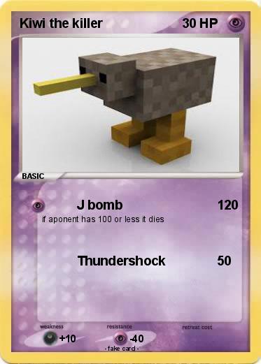 Pokemon Kiwi the killer