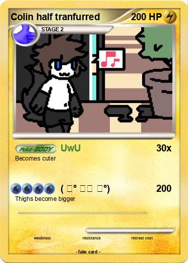 Pokemon Colin half tranfurred