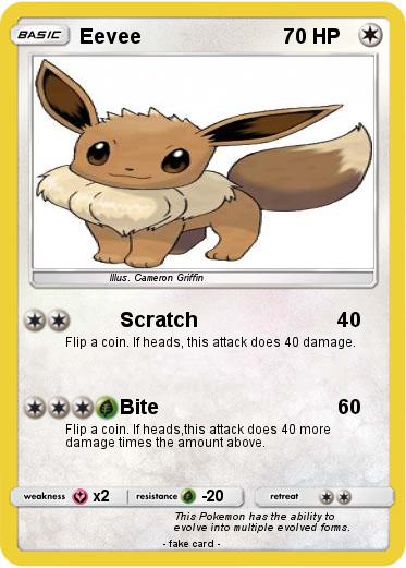 Pokémon Eevee 2025 2025 - Scratch - My Pokemon Card