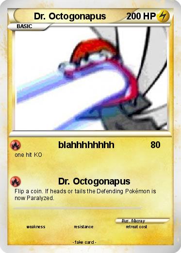 Pokemon Dr. Octogonapus