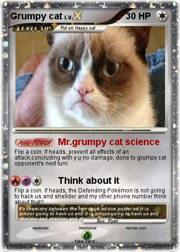 Pokemon Grumpy cat