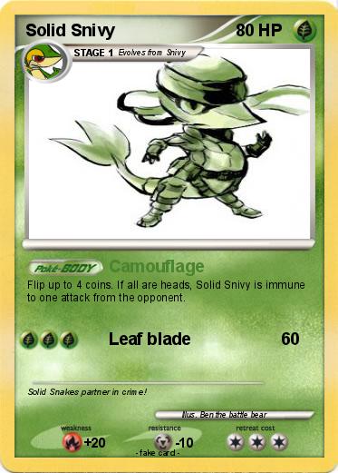 Pokemon Solid Snivy