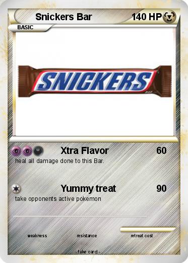 Pokemon Snickers Bar