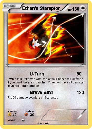 Pokemon Ethan's Staraptor