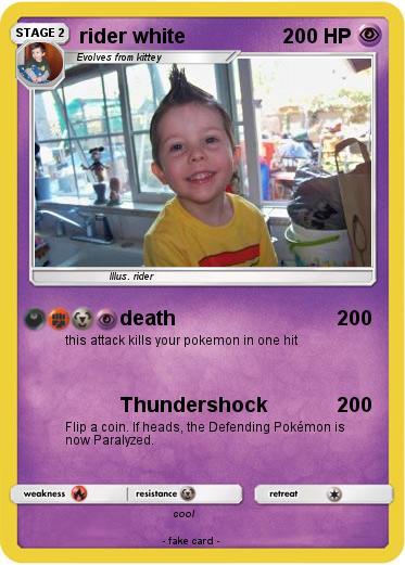 Pokemon rider white
