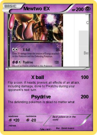 Pokemon Mewtwo EX