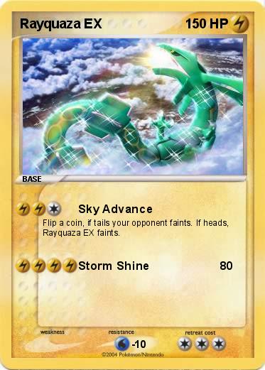 Pokemon Rayquaza EX