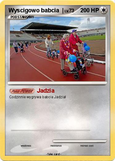 Pokemon Wyscigowo babcia  |