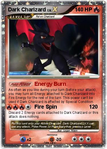 Pokemon Dark Charizard