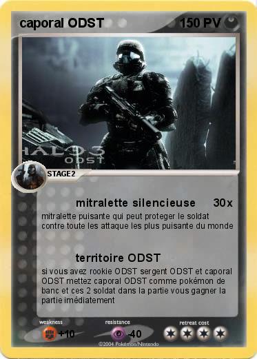 Pokemon caporal ODST