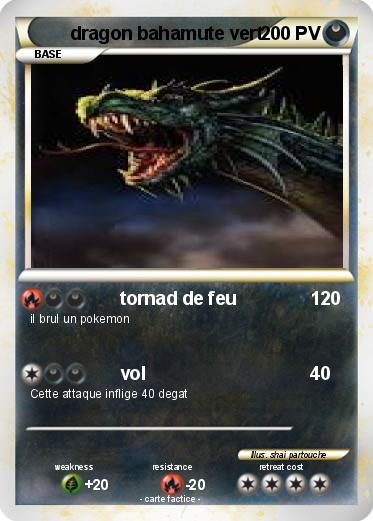 Pokemon dragon bahamute vert