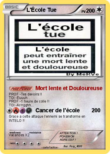 Pokemon L'École Tue