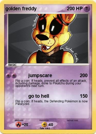 Pokemon golden freddy