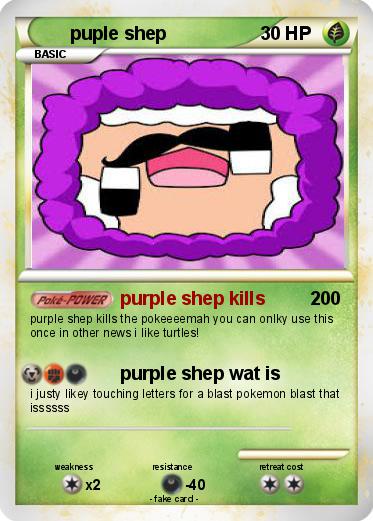 Pokemon puple shep