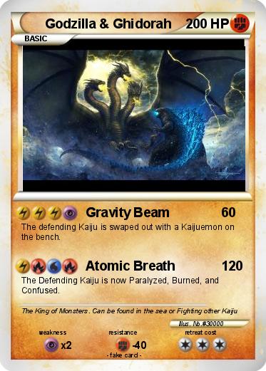 Pokemon Godzilla & Ghidorah