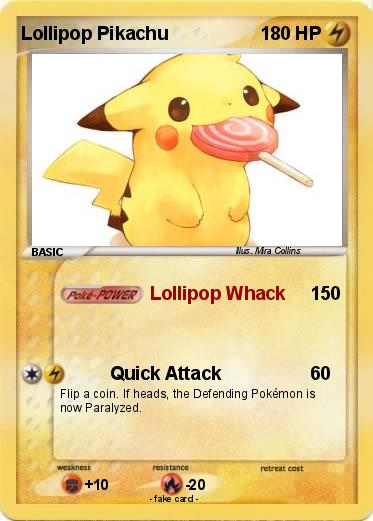Pokemon Lollipop Pikachu