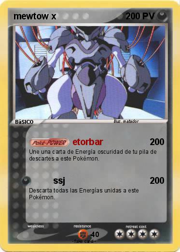 Pokemon mewtow x