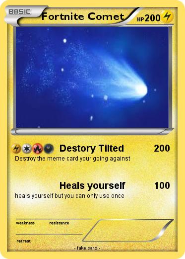 Pokemon Fortnite Comet