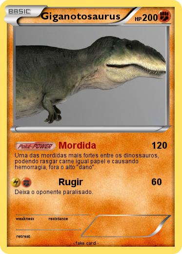 Pokemon Giganotosaurus