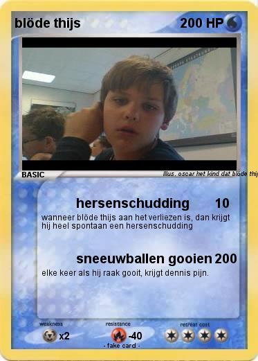 Pokemon blöde thijs