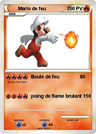 Pokemon Mario de feu