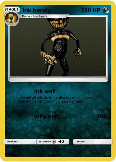 Pokemon ink bendy