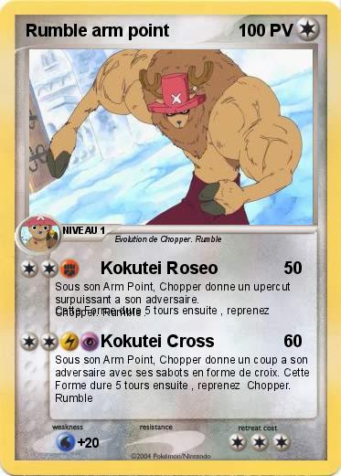 Pokemon Rumble arm point