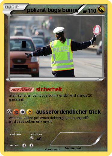 Pokemon polizist bugs bunny