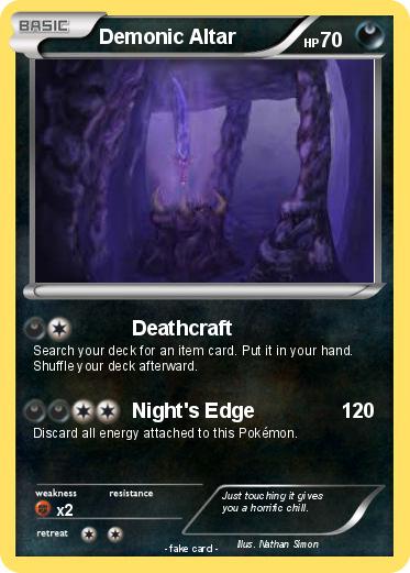 Pokemon Demonic Altar
