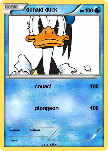 Pokemon donald duck