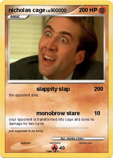 Pokemon nicholas cage