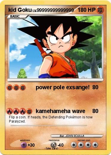 Pokemon kid Goku