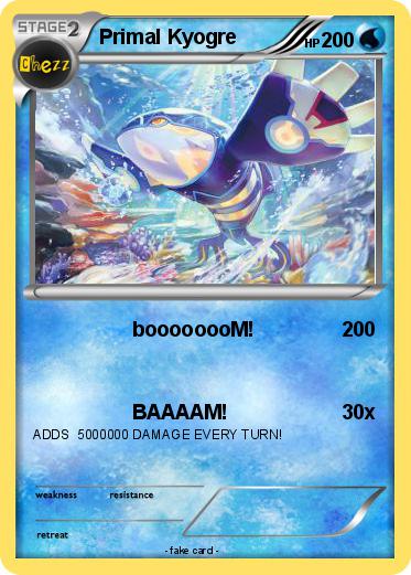 Pokemon Primal Kyogre