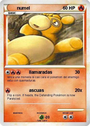 Pokemon numel