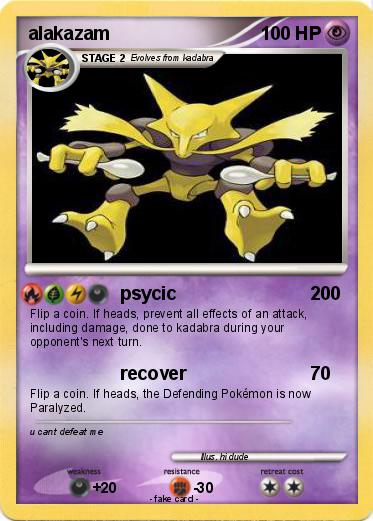 Pokemon alakazam