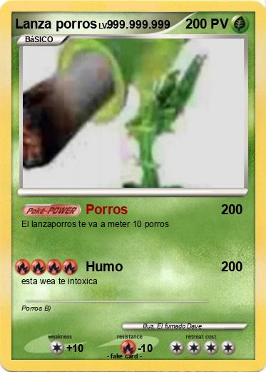 Pokemon Lanza porros