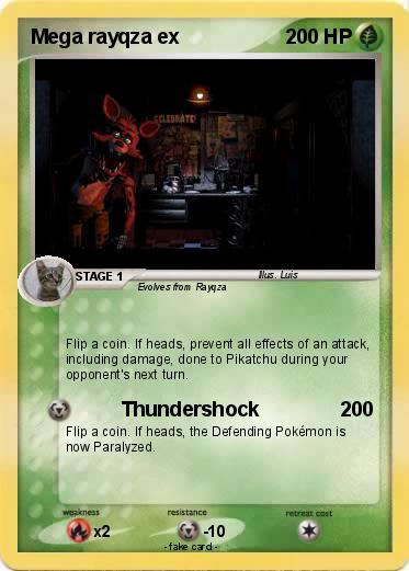 Pokemon Mega rayqza ex