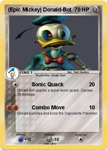 Pokemon (Epic Mickey) Donald-Bot