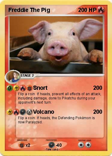 Pokemon Freddie The Pig