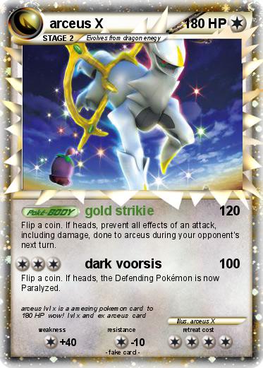 Pokemon arceus X