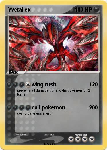 Pokemon Yvetal ex